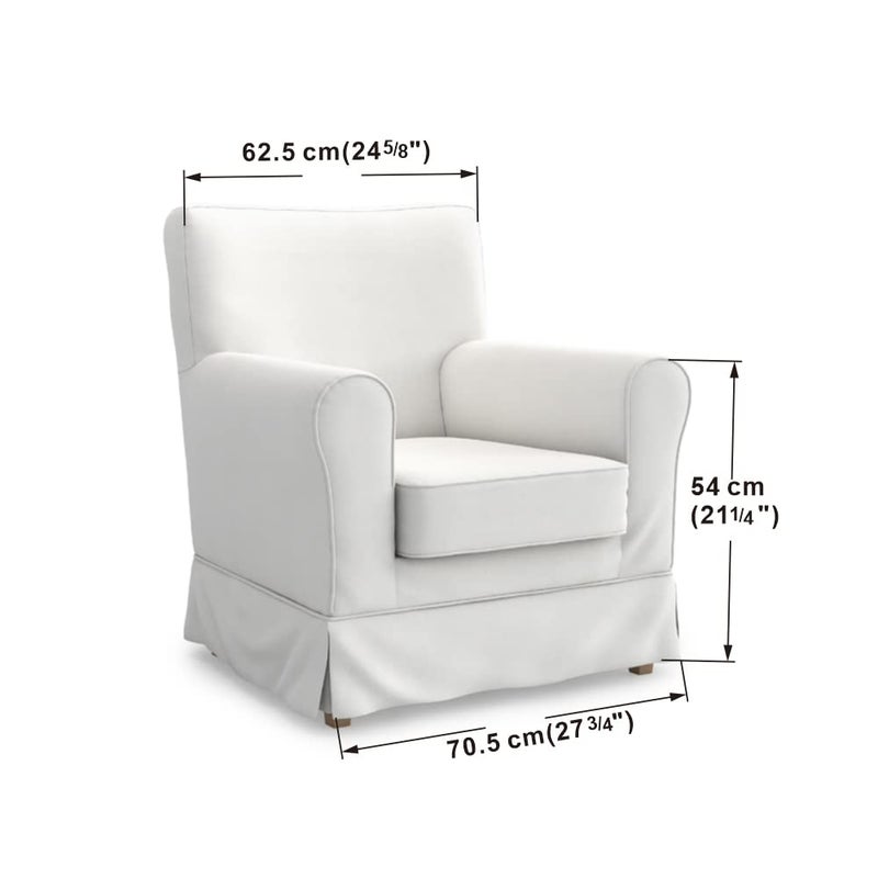 TLYESD Jennylund Chair Cover Replacement for IKEA Jennylund Chair Slipcover, Ektorp Jennylund Chair Cover, Jennylund Cover Only!(Daily Blue) - Image 4